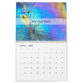 Individuell gestalteter, moderner, trendiger, farb kalender (Jan 2026)