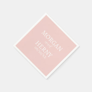 INDIVIDUELL GESTALTETER NAME MODERN STILVOLLE HOCH SERVIETTE