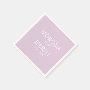 INDIVIDUELL GESTALTETER NAME STILVOLLE MODERNE HOC SERVIETTE