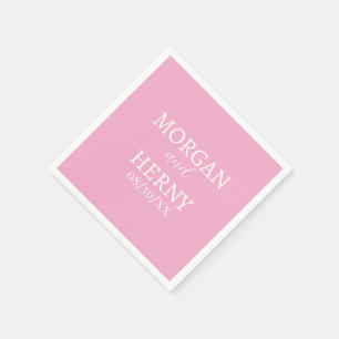 INDIVIDUELL GESTALTETER NAME STILVOLLE MODERNE HOC SERVIETTE