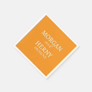 INDIVIDUELL GESTALTETER NAME STYLISCHE MODERNE HOC SERVIETTE