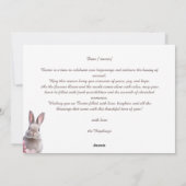 Individuell gestalteter 🐇 Osterbaum Feiertagskarte (Rückseite)