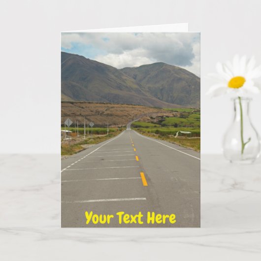 Individuell gestalteter Panamerican Highway, Ecuad Karte (Kleine Pflanze)