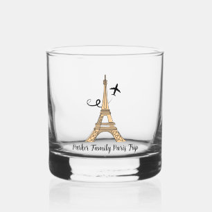 Individuell gestalteter Pariser Trip Chic Eiffeltu Whiskyglas