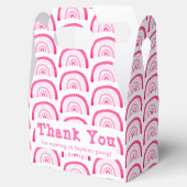 Individuell gestalteter Regenbogen Vielen Dank für Geschenkschachtel (Geöffnet)