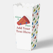Individuell gestalteter Shout Popcorn Geschenkschachtel (Rückseite)