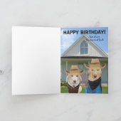 Individuell gestalteter sonniger Geburtstag für Mä Karte (Innenseite)