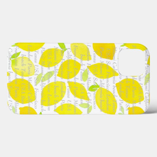 Individuell gestalteter Text und Bild moderne Must Case-Mate iPhone Hülle (Rückseite (Horizontal))