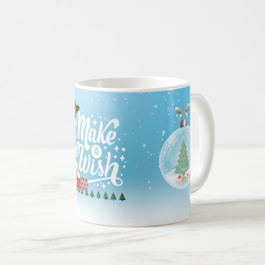 Individuell gestalteter Weihnachtsurlaub Kaffeetasse (VorderseiteRechts)
