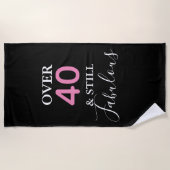 Individuell gestaltetes, aber feines Badetuch (Vorderseite)