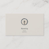 Individuell gestaltetes Catering Personal Koch Res Visitenkarte (Vorderseite)