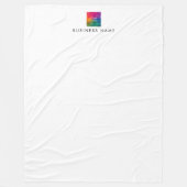 Individuell gestaltetes, einfaches Hotellogo hier  Fleecedecke (Vorderseite)