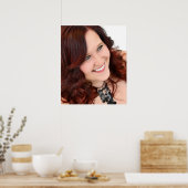 Individuell gestaltetes Feuermelder-Salon-Poster Poster (Küche)