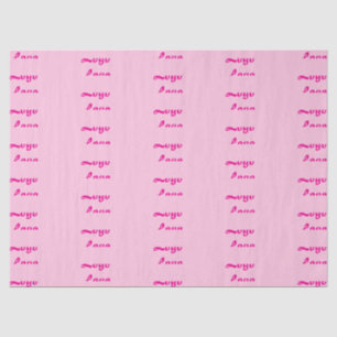 INDIVIDUELL GESTALTETES FIRMENLOGO MODERN MINIMAL SEIDENPAPIER