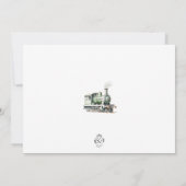 Individuell gestaltetes Foto zum Geburtstag mit Ei Einladung (Rückseite)