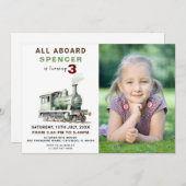 Individuell gestaltetes Foto zum Geburtstag mit Ei Einladung (Vorne/Hinten)