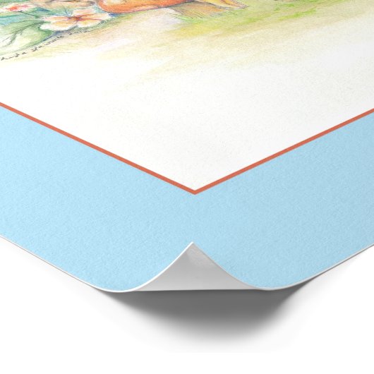 Individuell gestaltetes Kinderzimmer Kunst: Mutter Poster (Ecke)