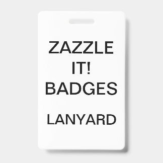 Individuell gestaltetes LANYARD-SCHILD Ausweis