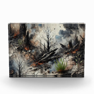 Individuell gestaltetes modernes Kunstdesign für a Fotoblock