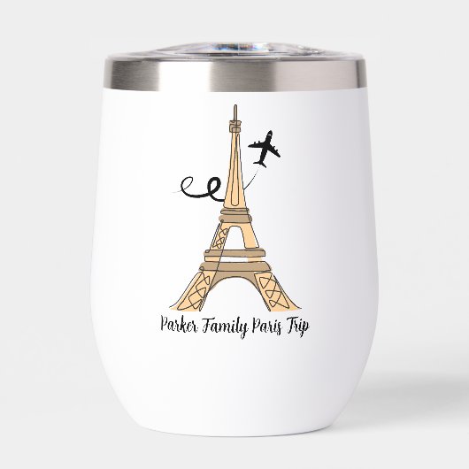 Individuell gestaltetes Pariser Trip Chic Eiffeltu (Vorderseite)