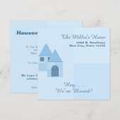 Individuell gestaltetes Party mit Umzug und Hausha Ankündigung (Vorne/Hinten)