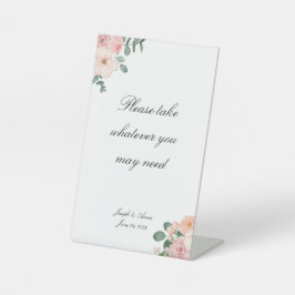 Individuell gestaltetes rosafarbenes Badezimmer Sockelschild