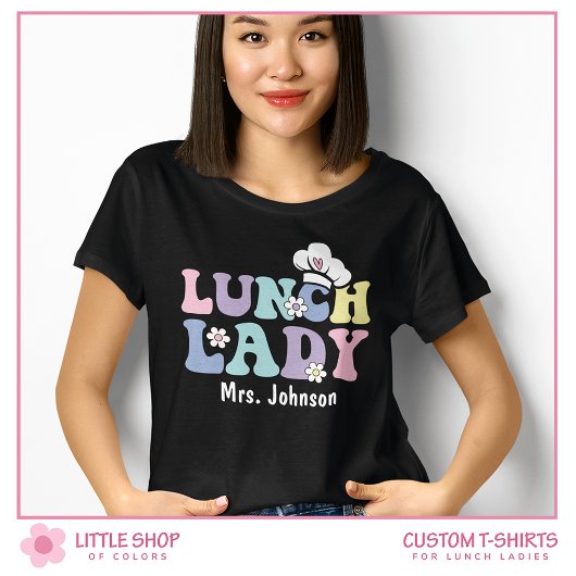 Individuell gestaltetes Schulessen Lady Cafeteria T-Shirt