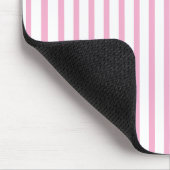 Individuell gestreifter Arbeitsplatz mit Monogramm Mousepad (Ecke)