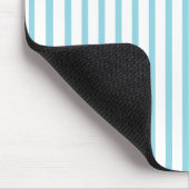Individuell gestreifter Arbeitsplatz mit Monogramm Mousepad (Ecke)