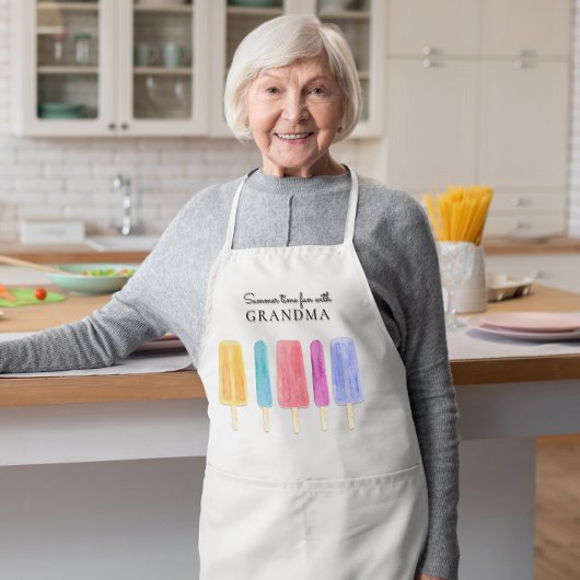 Individuell hell und farbenfroh moderner Sommer Schürze