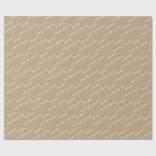 INDIVIDUELL IHR LOGO STYLISCH MODERN ELEGANT KLASS GESCHENKPAPIER