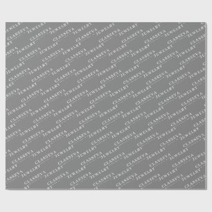 INDIVIDUELL IHR LOGO STYLISCH MODERN ELEGANTS KLAS GESCHENKPAPIER