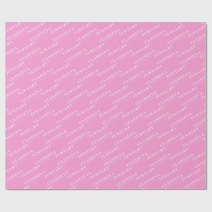 INDIVIDUELL IHR LOGO STYLISH MODERN ELEGANT KLASSI GESCHENKPAPIER