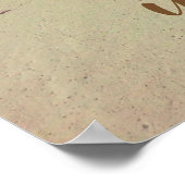 Individuell inspiriertes Zitat Strandposter Poster (Ecke)