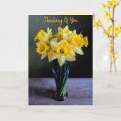 Individuell lebendige Daffodil Stillleben Denken S Karte (Gelbe Blume)