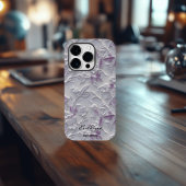 Individuell Lila bestickte Floral und Inspiration Case-Mate iPhone Hülle