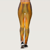 Individuell markierte farbenfrohe Natur-Wohlbefind Leggings (Rückseite)