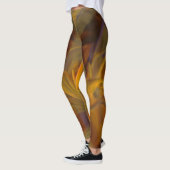 Individuell markierte farbenfrohe Natur-Wohlbefind Leggings (Links)