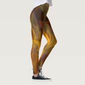 Individuell markierte farbenfrohe Natur-Wohlbefind Leggings (Rechts)