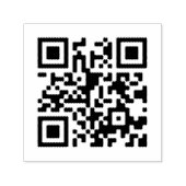 Individuell markierte moderne QR-Code-Briefmarke Permastempel (Design)