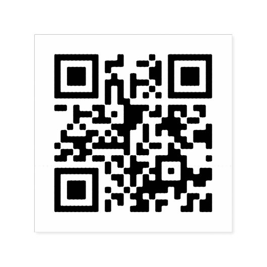 Individuell markierte moderne QR-Code-Briefmarke Permastempel (Design)