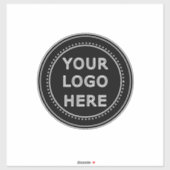 Individuell Minimalistisch, einfach und modern Aufkleber (Blatt)