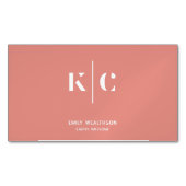 Individuell Minimalistisch, einfach und modern Magnetische Visitenkarte (Vorderseite)