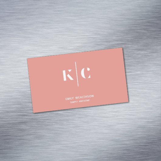 Individuell Minimalistisch, einfach und modern Magnetische Visitenkarte (Beispiel)