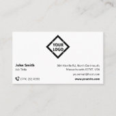 Individuell Minimalistisch Visitenkarte (Vorderseite)