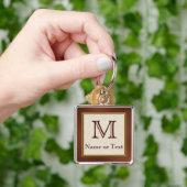 Individuell Mit Monogramm, personalisierte Keychai Schlüsselanhänger (Hand)