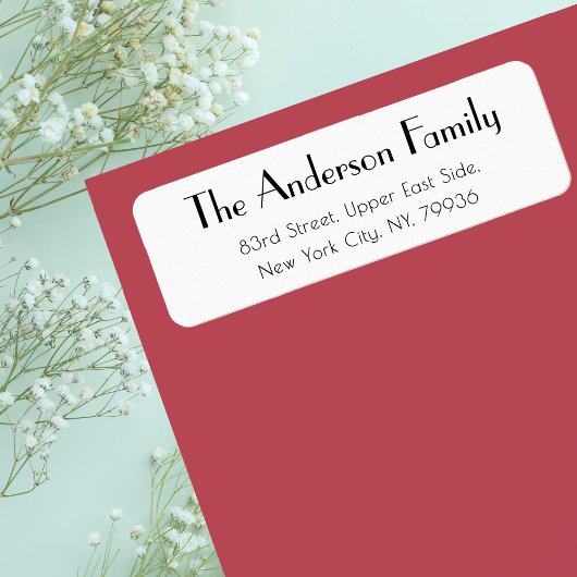 Individuell moderne Elegante einfache weiße Rückse