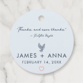 Individuell moderne Elegante kombiniert stilvolles Geschenkanhänger (Rückseite)