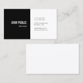 Individuell moderne Elegante Minimalistisch Berufl Visitenkarte (Vorne/Hinten)