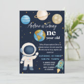 Individuell moderne erste Reise rund um die Sonne  Einladung (Stehend Vorderseite)